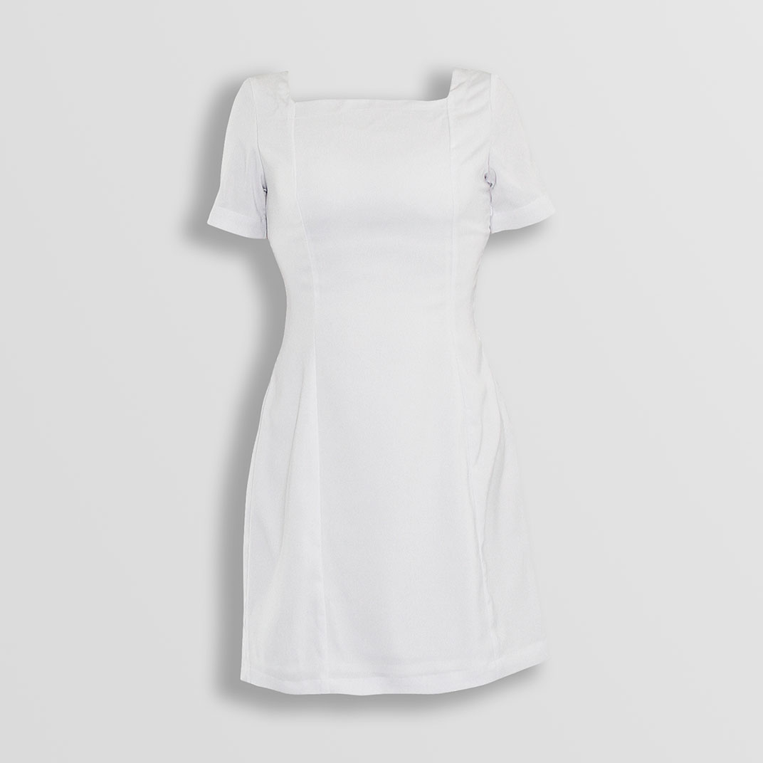 Medical Dress Kleid weiß Gr. 44