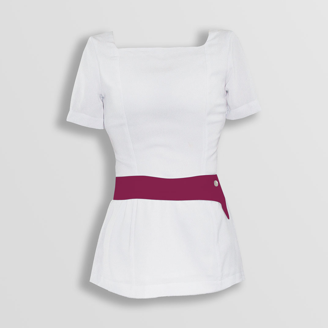 Medical Dress Oberteil weiß Größe 48