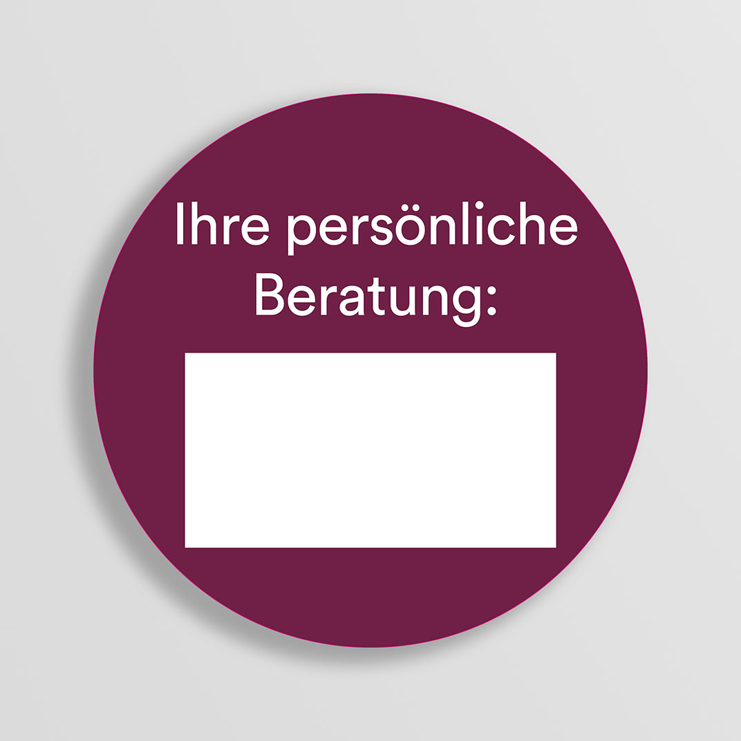 	Termin-Sticker für Themenflyer (6 Stk.)
