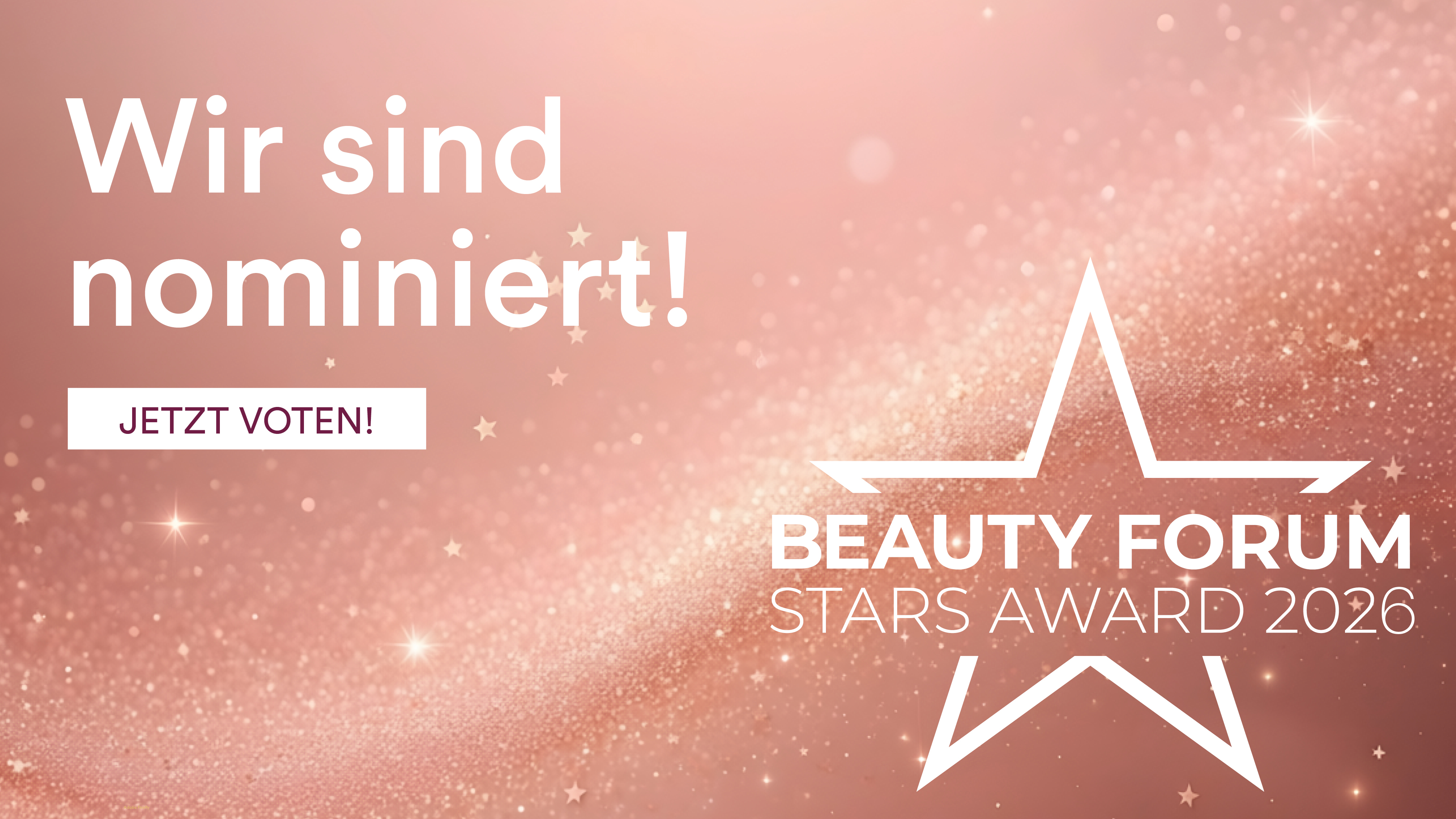 Der Beauty Forum Stars Award 2026 steht an!