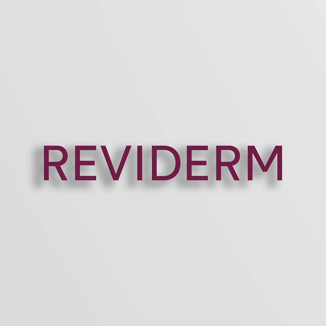 REVIDERM Aufkleber Logo 60 x 9 cm